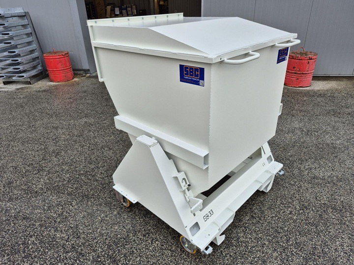 SB33V - Benne renforcée sur pivot central pour verre – Image 6