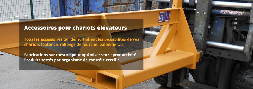 Accessoires pour chariots élévateurs