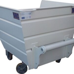 Grey reinforced grab bucket