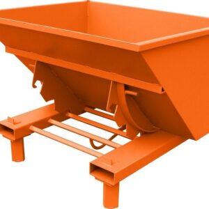 Benne basculante à retour automatique orange