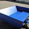 Wide blue tipper body