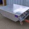 Hot-dip galvanized litter bin