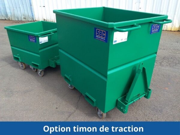 SB40 - Benne pour chariot à tête rotative avec fourreaux intégrés – Image 6