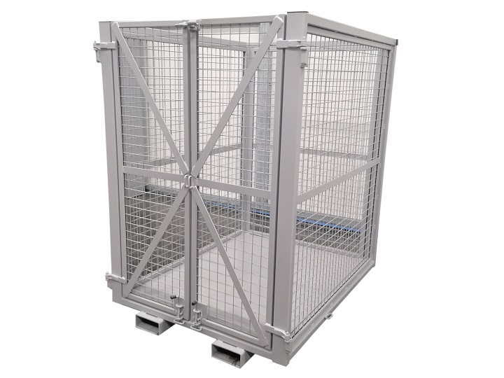 Conteneur de stockage cubique en inox