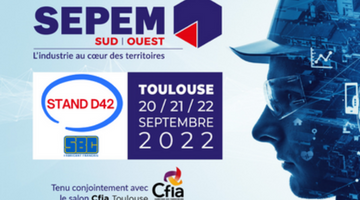 SEPEM TOULOUSE : Venez nous voir au stand D42 !