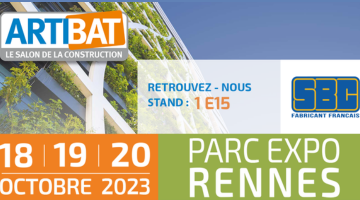 ARTIBAT RENNES : Venez nous voir au stand E15 – Hall 1 !