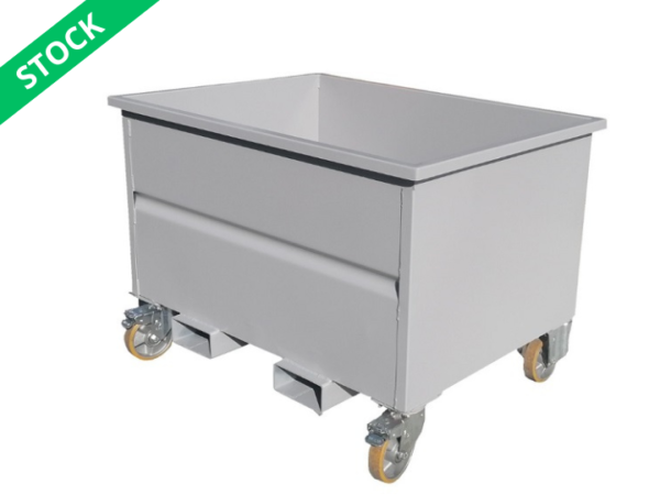 Rotary head bucket with under-bowl sleeves grey economy bucket