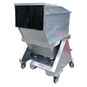SB33V - Reinforced glass bin on central pivot