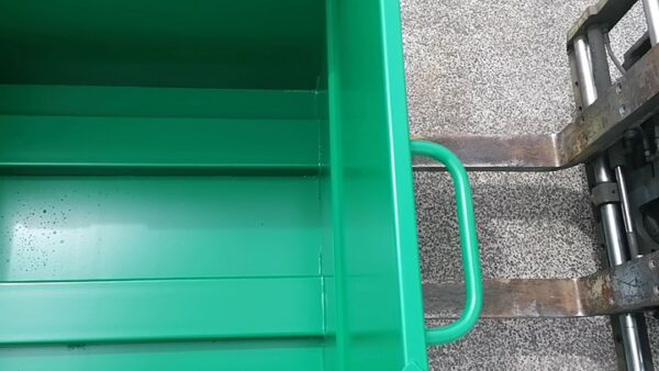 SB40 CP - Benne pour chariot à tête rotative avec couvercle en PEBD – Image 4